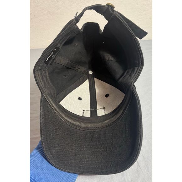 Quiksilver Outdoor Fishing Hunting Cap Hat Adult Mens Black Adjustable - Picture 6 of 8